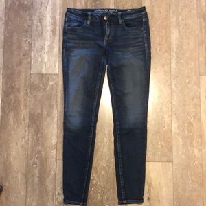 American Eagle Super Stretch Super Low Jegging Size 8 Regular